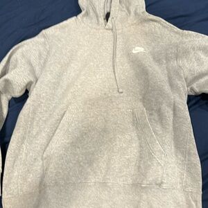 Grey Boys Nike hoodie size medium
